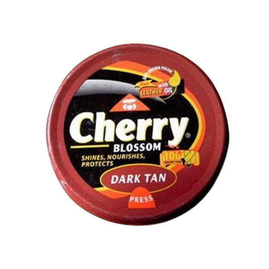 Cherry Blossom Shoes Polish Dark Tan 50ml