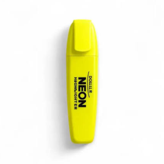 Dollar Neon Highlighter Yellow 1P