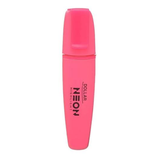 Dollar Neon Highlighter Pink 1P