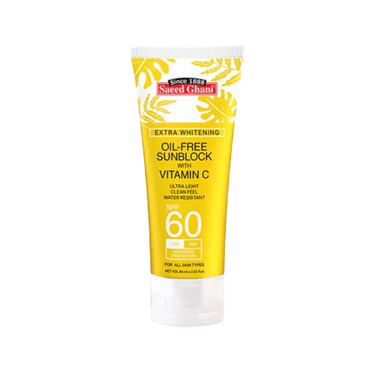 Saeed Ghani Oil Free Sunblock With Vitamin C 60Ml