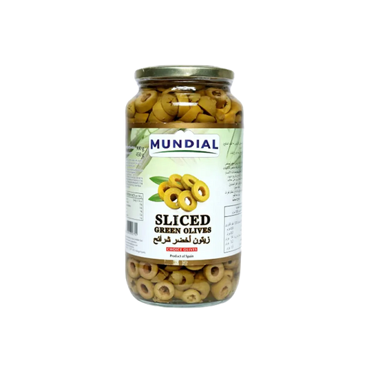 Green Sliced Olives 900g