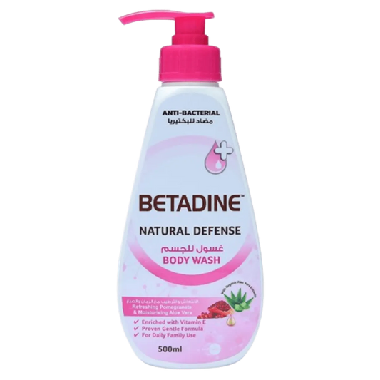 Betadine Natural Defense Body Wash Pomegranate 500ML