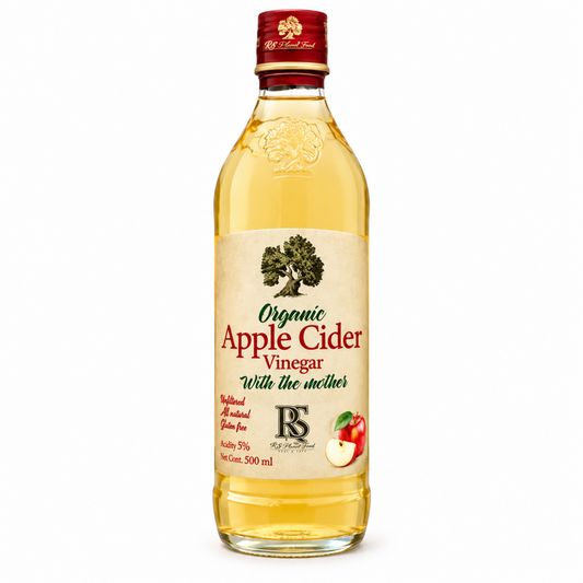 Bio organic apple cider vinegar bottle 500 ml
