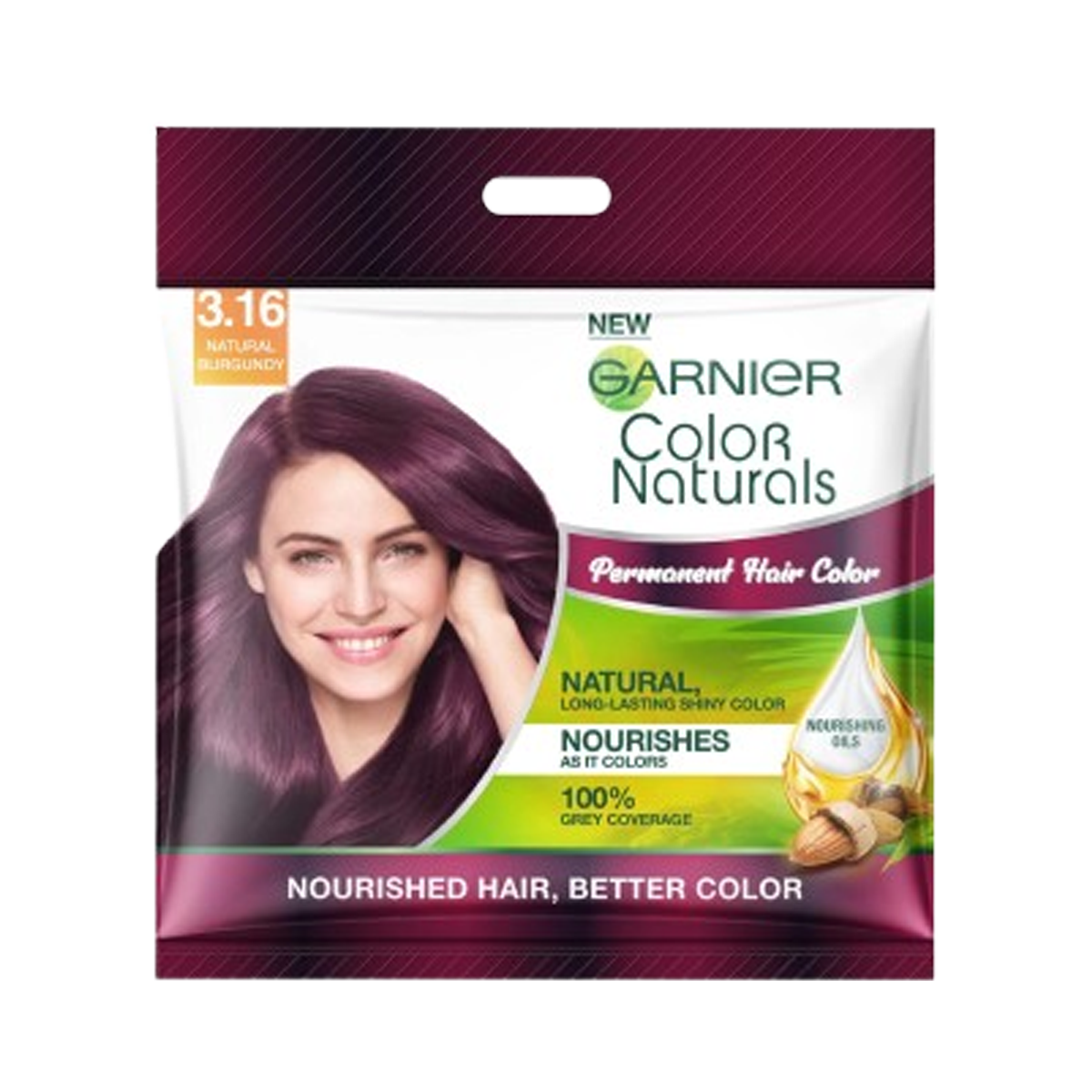 Garnier Color Naturals Expert Cream Sach 3.16 Natural Burgundy