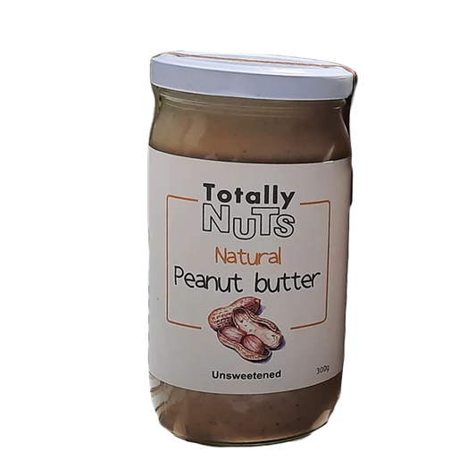 Totally Nuts Natural Peanut Butter Honey Sweetened Unsweetened 325g