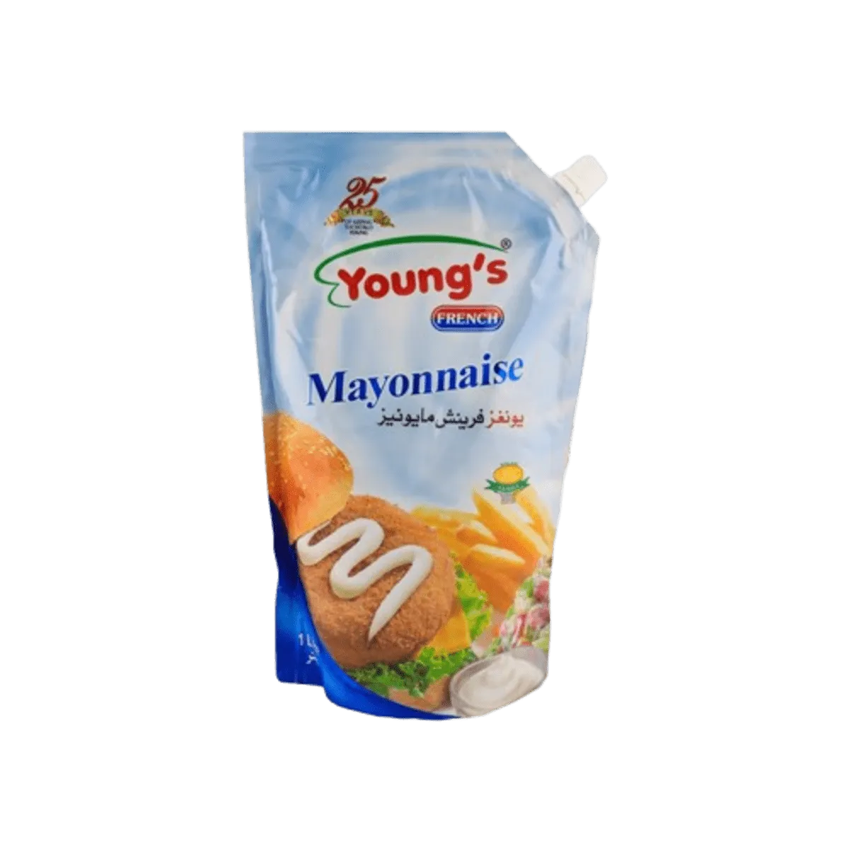 Youngs French Mayonnaise Pouch 200ml