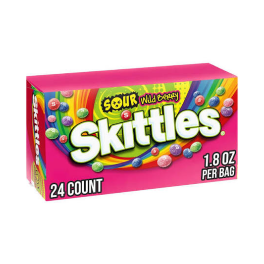 Skittles Sour Wild Berry Candies Box 51g