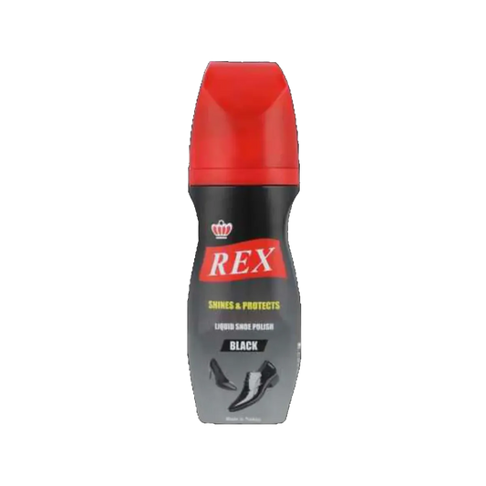 Rex Liquid Shoe Polish Black