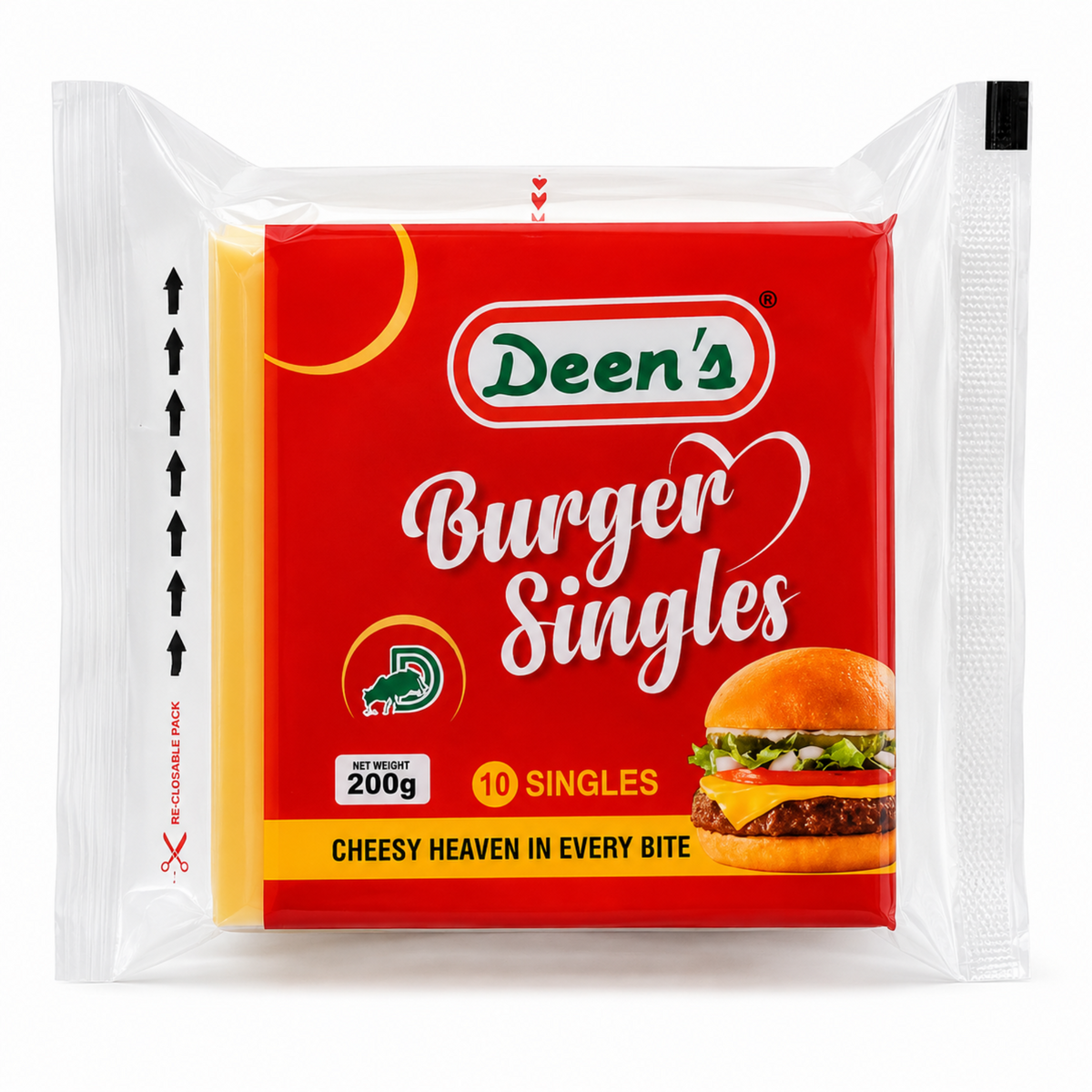 Deen's Burger Slice Cheese 200gm