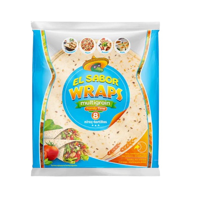 El Sabor Family Time Tortillas Multigrain 320g
