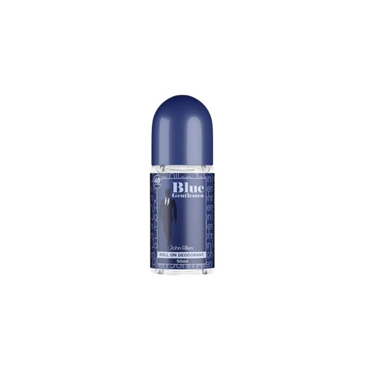 John Allen Blue Gentleman Roll On Deodorant 50ml