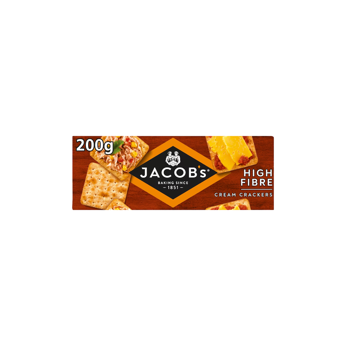 Jacobs Cream Crackers High Fibre 200g