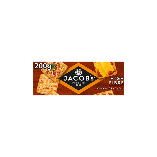 Jacobs Cream Crackers High Fibre 200g