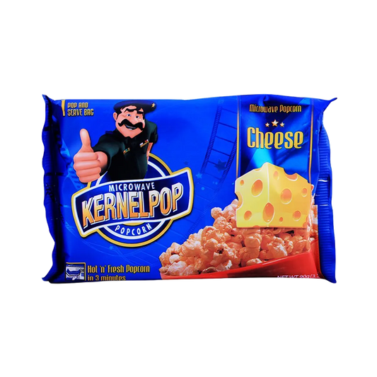 Kernel Pop Microwave Popcorn Cheese Please 90g