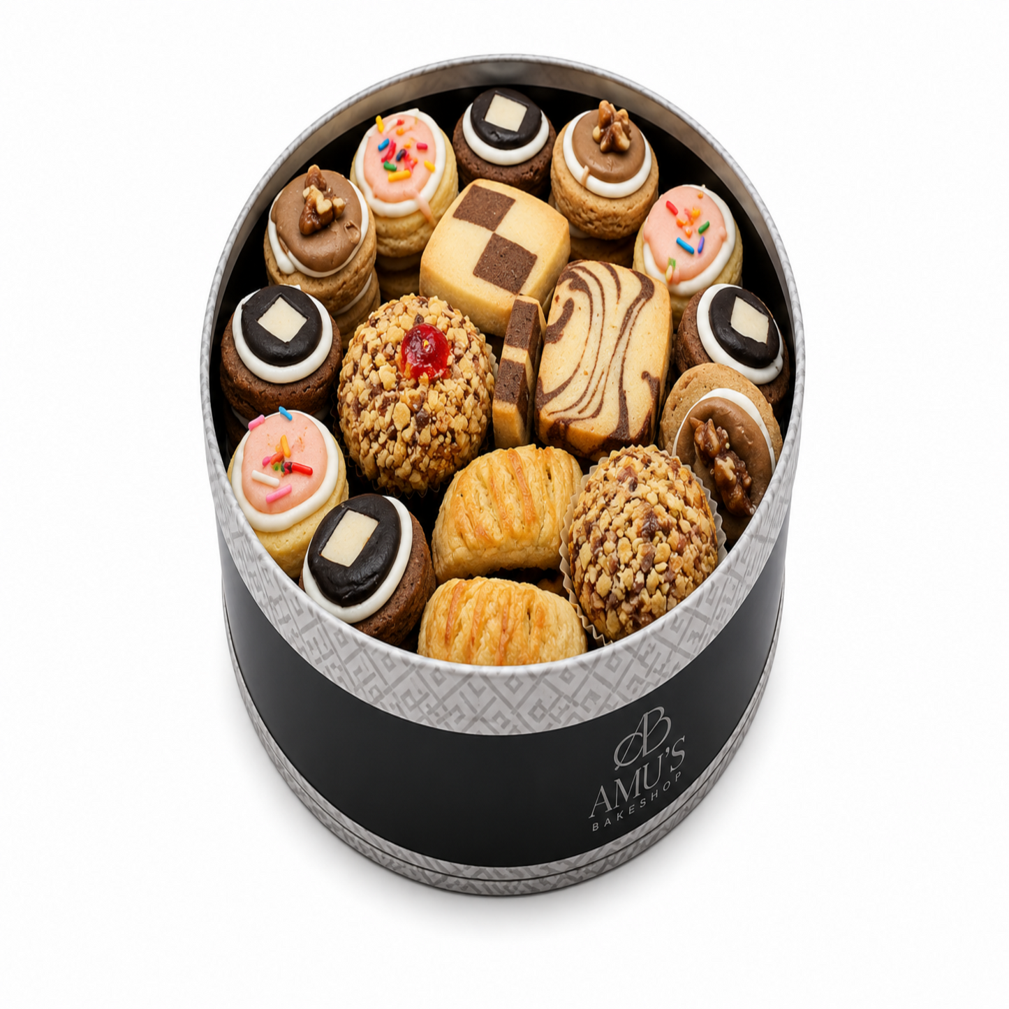 Amus Biscuit Assorted Cookies Tin Small