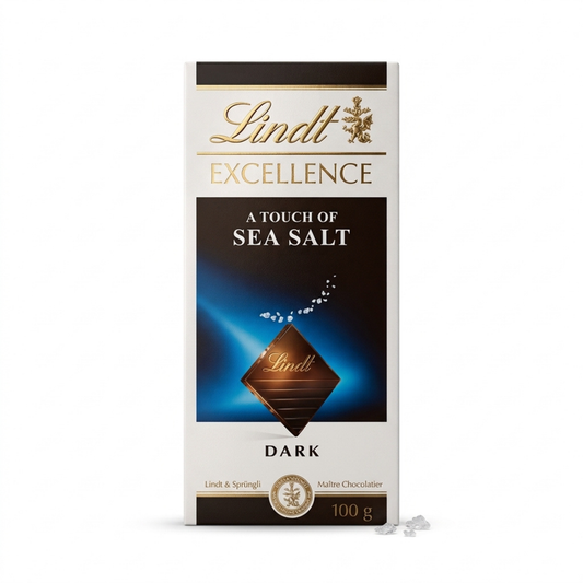 Lindt Excellence Bar Sea Salt 100g