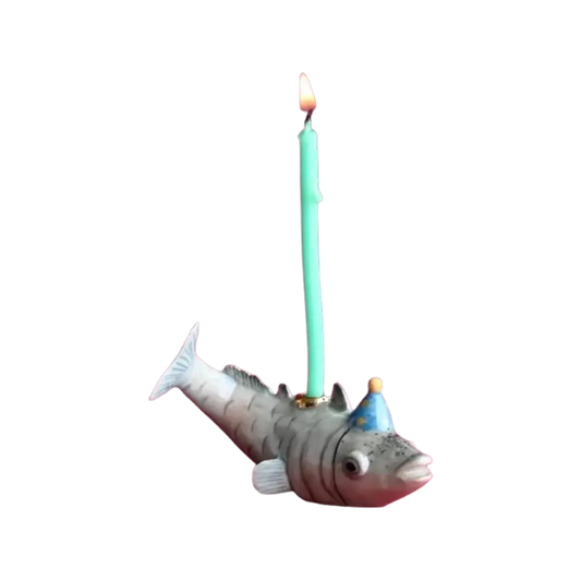Happy Birthday Fish Candles