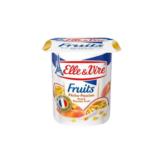 Elle & Vire Yogurt Peach 125G