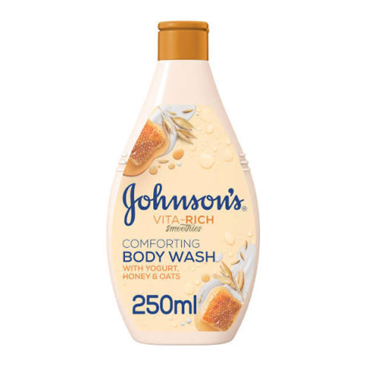 Johnsons Vita Rich Body Wash Yogurt Honey Oats 250ml