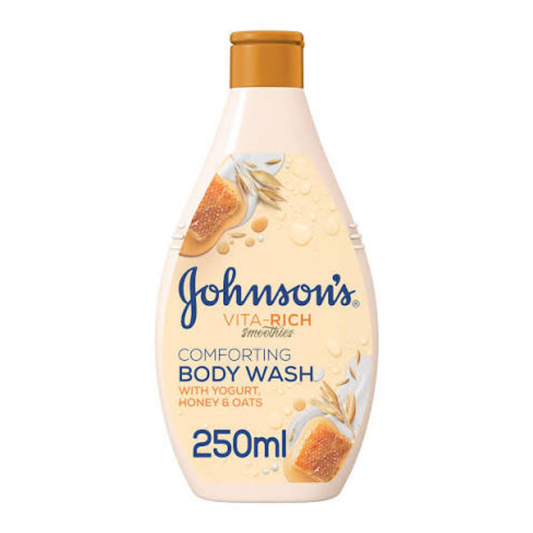 Johnsons Vita Rich Body Wash Yogurt Honey Oats 250ml