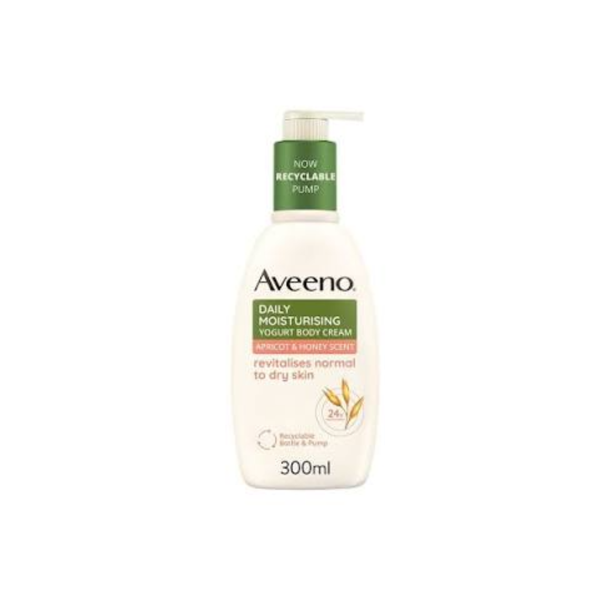 Aveeno Yogurt Body Cream Apricot Honey Dry Skin 300ml