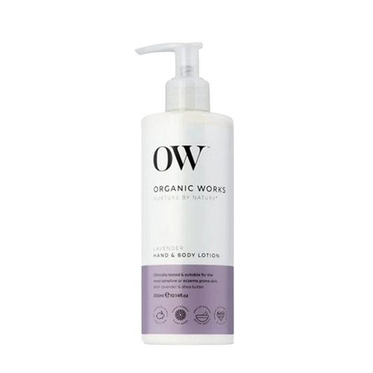Organic Works Lavender Hand & Body Lotion, 300 ml