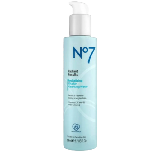 No7 Radiant Results Revitalising Micellar Cleansing Water 200ml