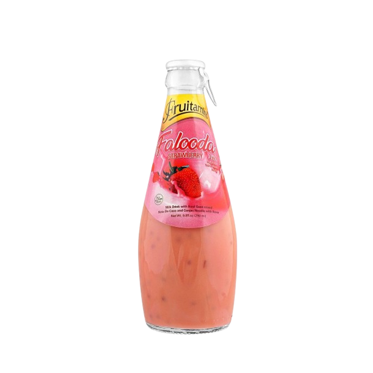 Forest Fresh Falooda Drink Strawberry 3 in 1 Drink 290ml