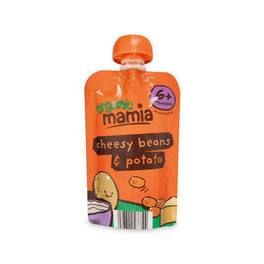 Mamia Organic Cheesy Beans Potato 6+ Months 100g