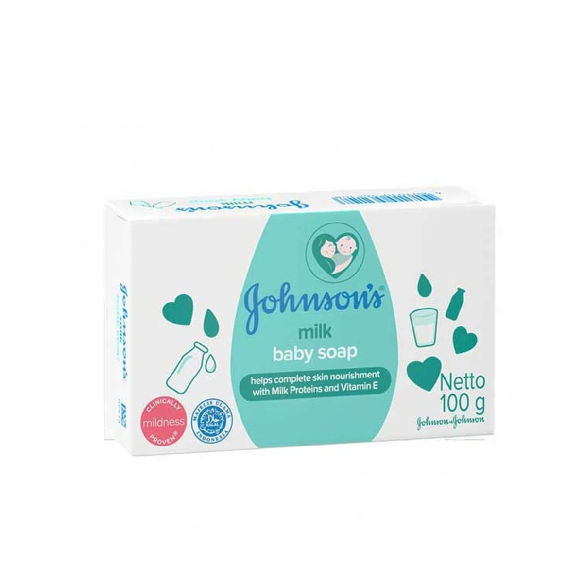 Johnsons Baby Soap Milk Proteins 100g
