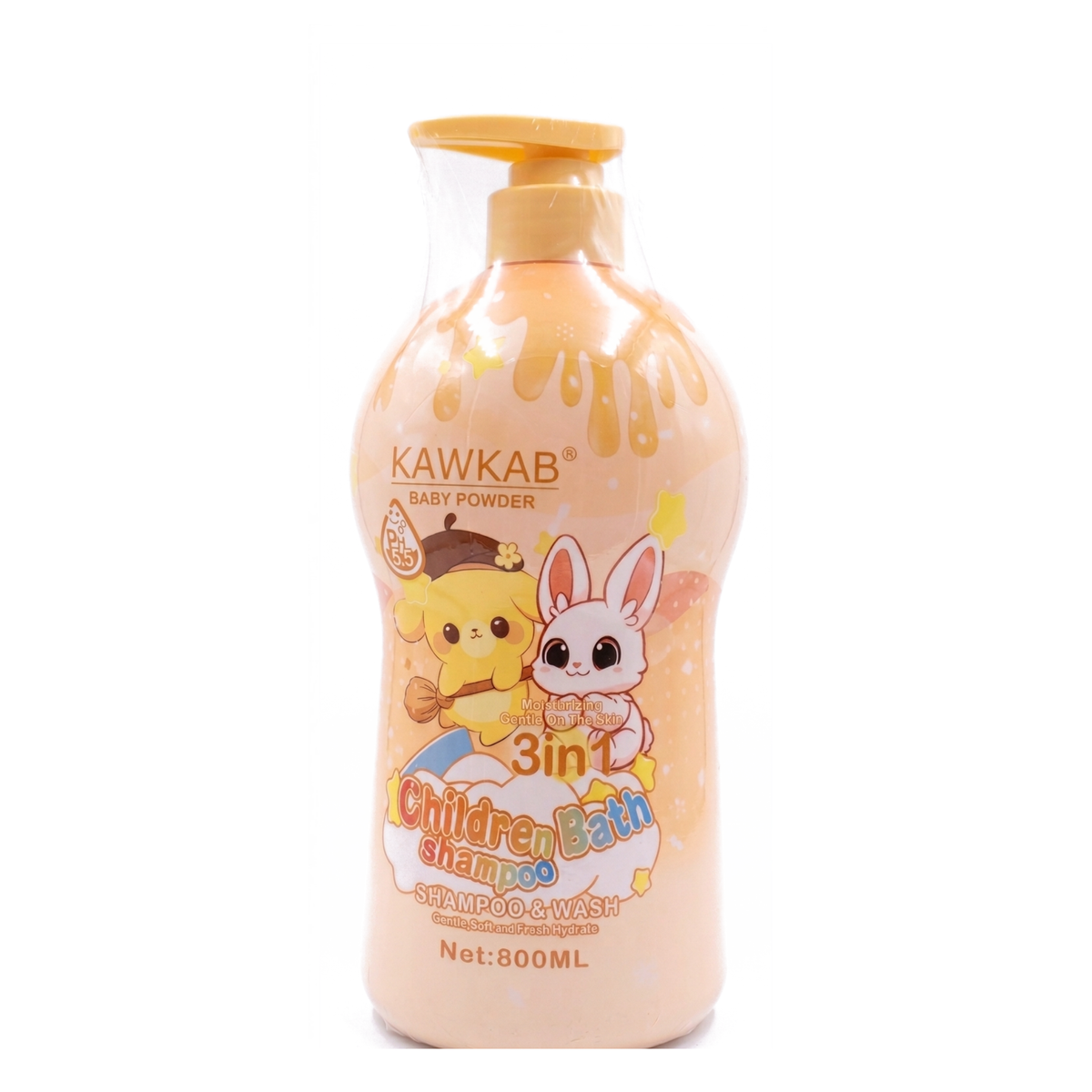 Kawkab 3 In 1 Children Body Wash Shampoo 800ml