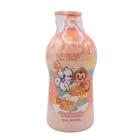Kawkab 3 In 1 Children Body Wash Shampoo 800ml