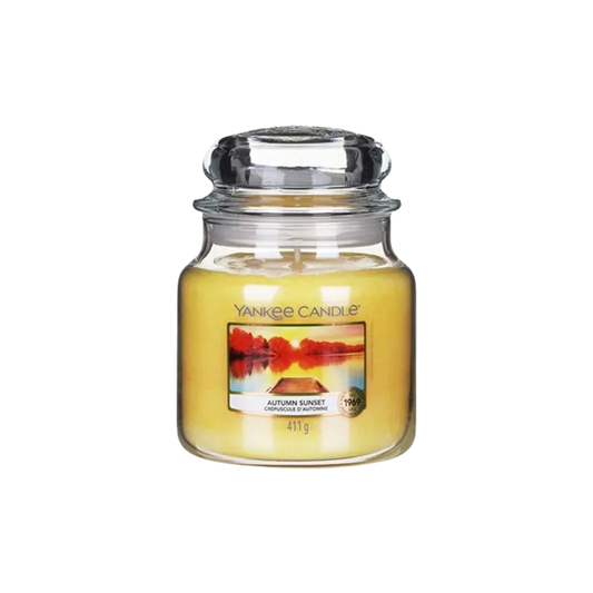 Yankee Candle Autumn Sunset Medium Jar Candle 411g