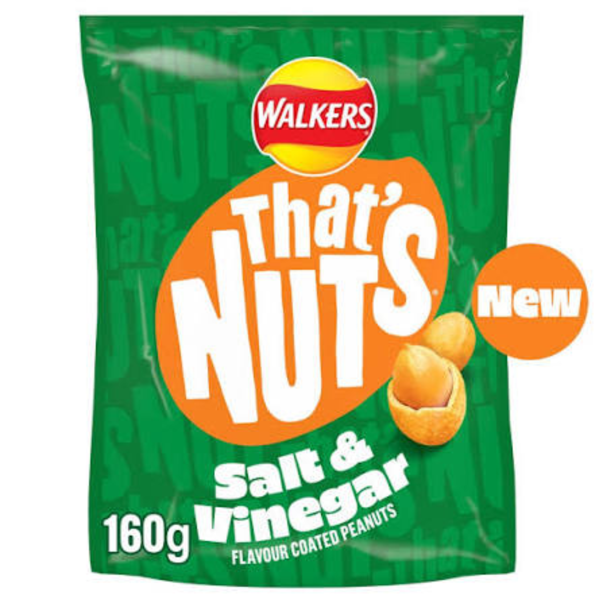 Thats Nuts Walkers Salt Vinegar Bag 160g