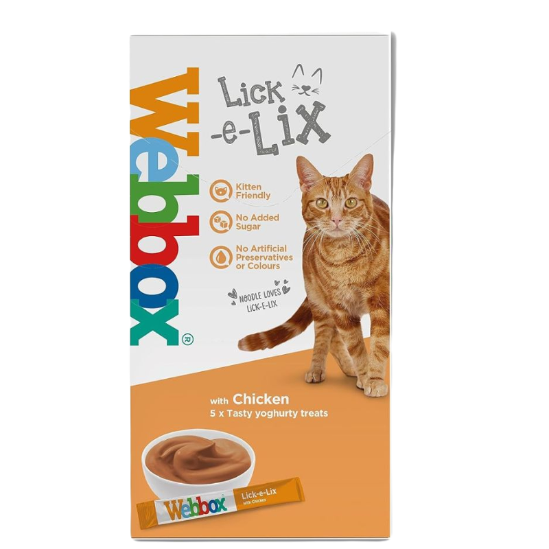 Webbox Lickelicious Chicken 4 x 20g