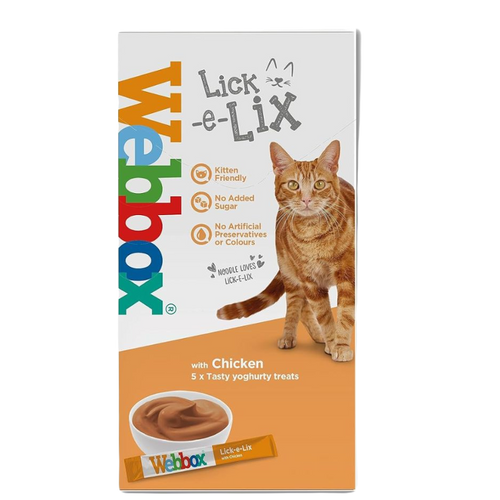 Webbox Lickelicious Chicken 4 x 20g