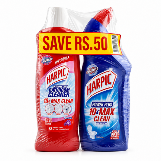 Harpic Power Plus 10x Clean & Potect Original 750ml+ Harpic