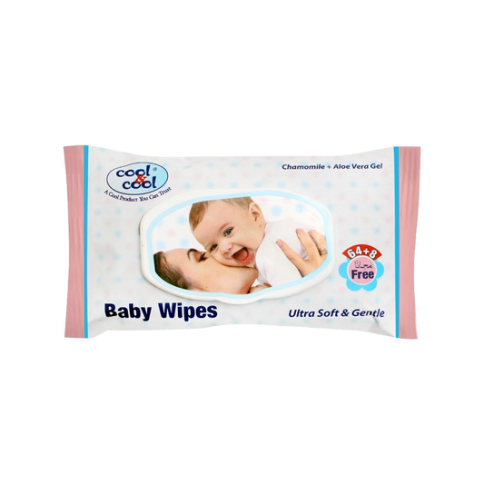 Cool&Cool Baby Wipes 72S