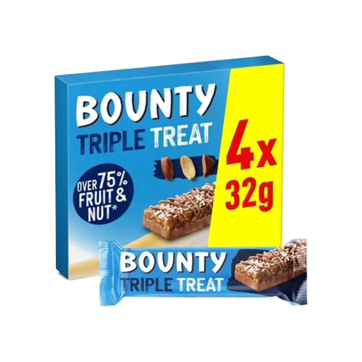 Bounty Triple Treat Fruit & Nut Milk Chocolate Snack Bars