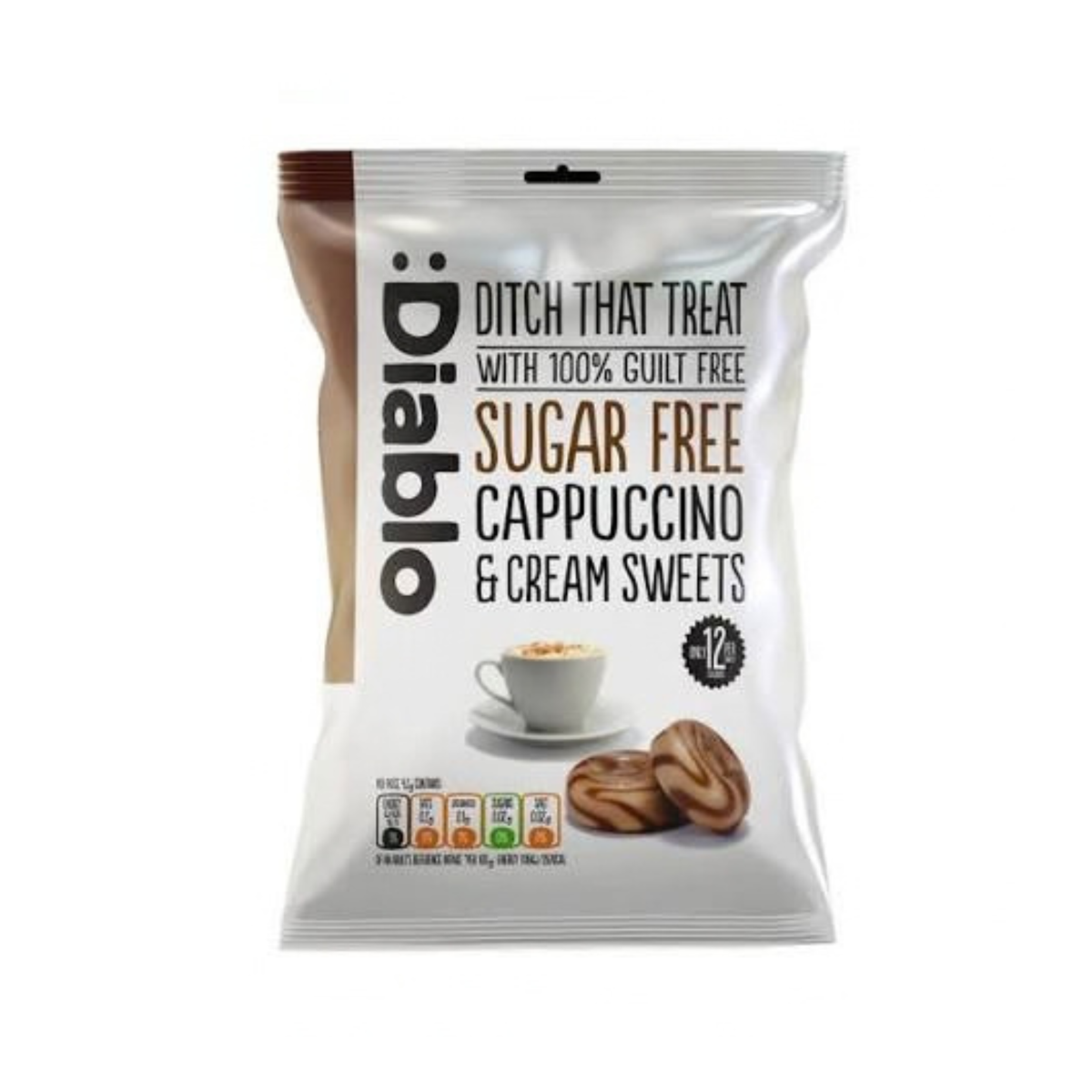 Diablo Sugar Free Candy Cappuccino 75g