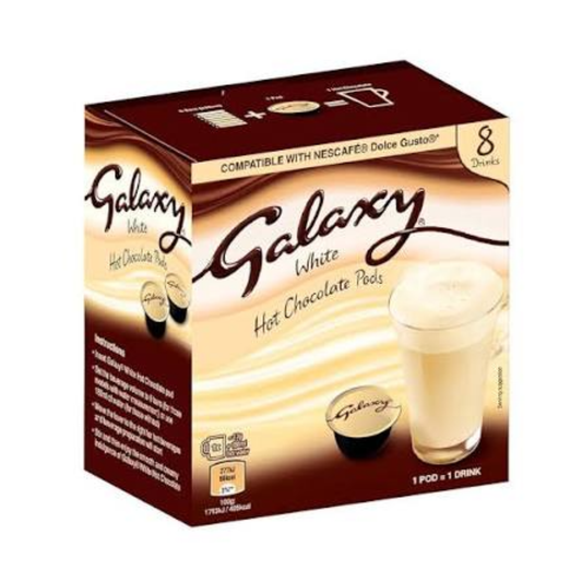 Galaxy White Hot Chocolate Pods 120g