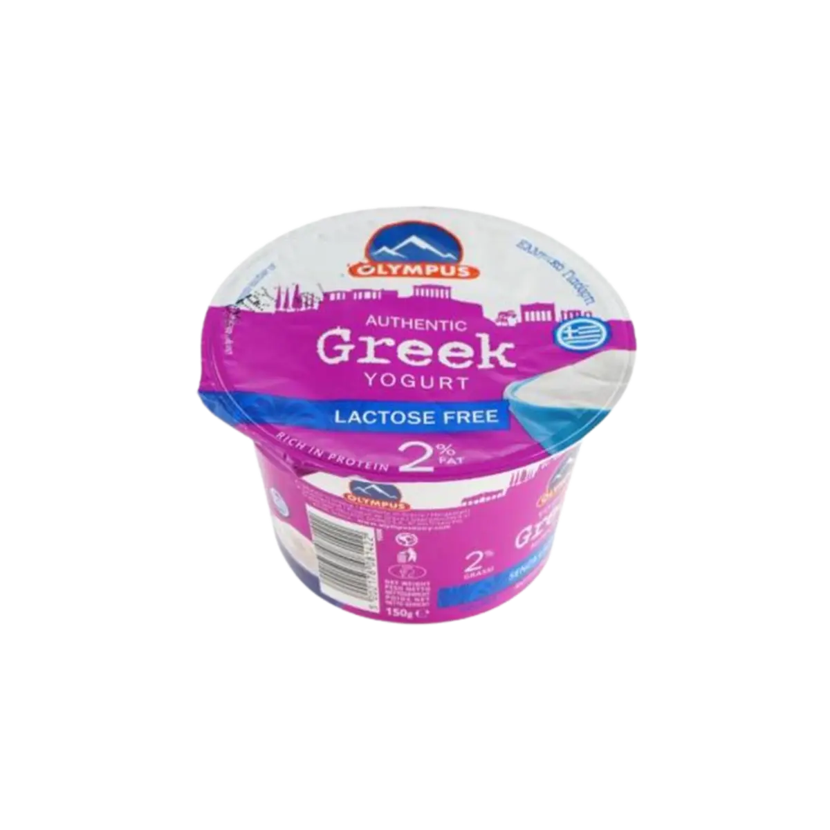 Olympas Greek Lactose Free Yogurt 2% Fat 150G