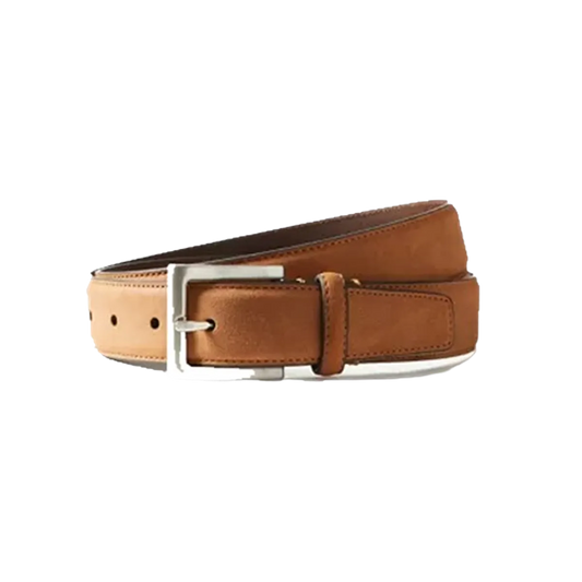 Marks & Spencer Faux Suede Belt Size 30-32 Natural