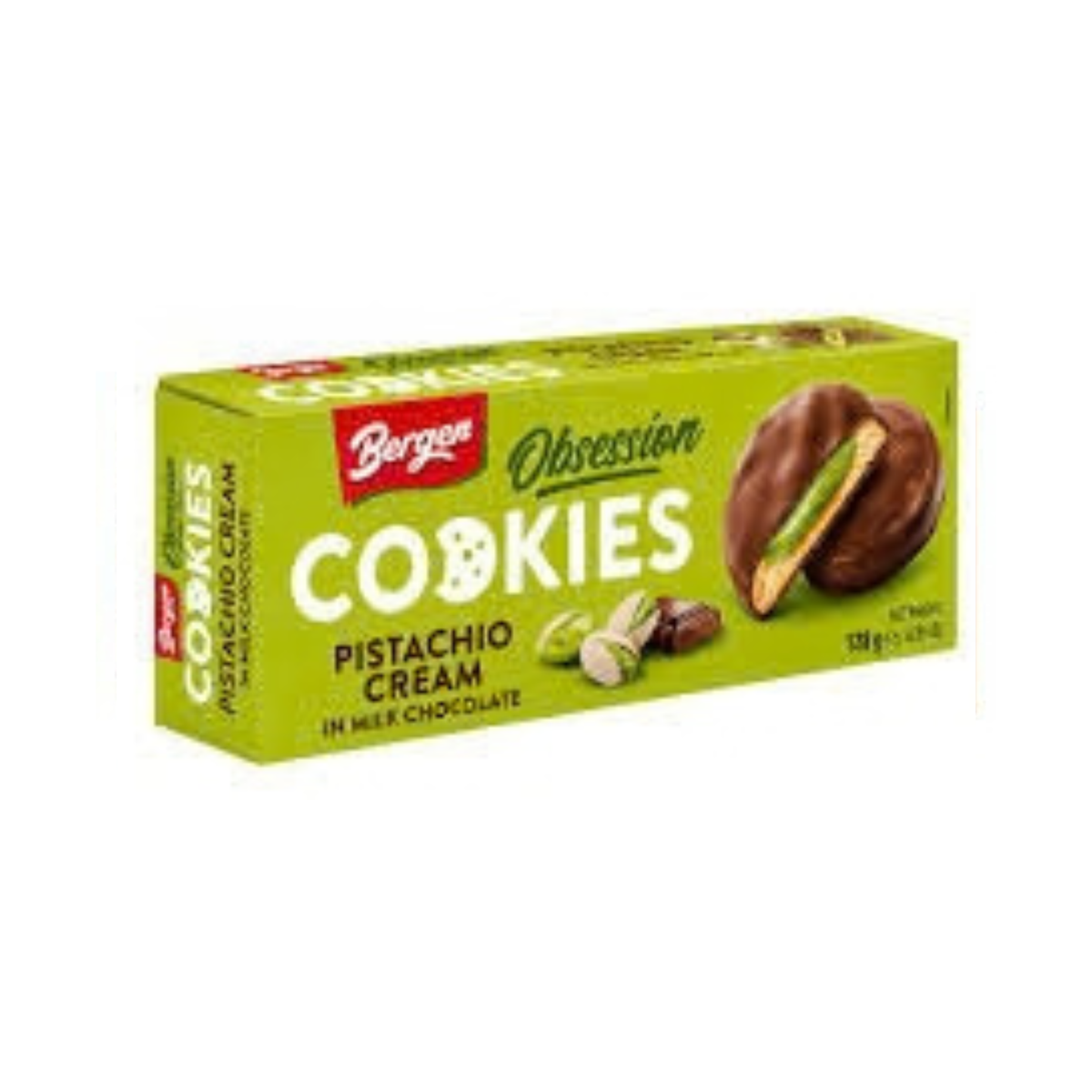 Bergen Cookies Pistachio Chocolate 128g