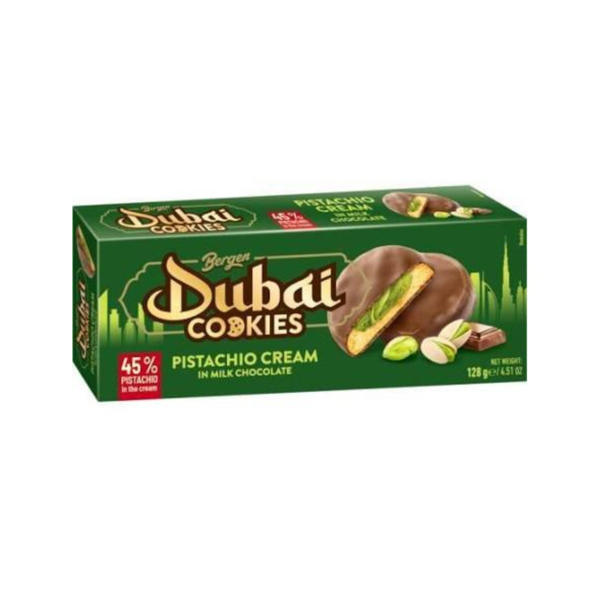 Bergen Cookies Dubai Pistachio Cream 128g