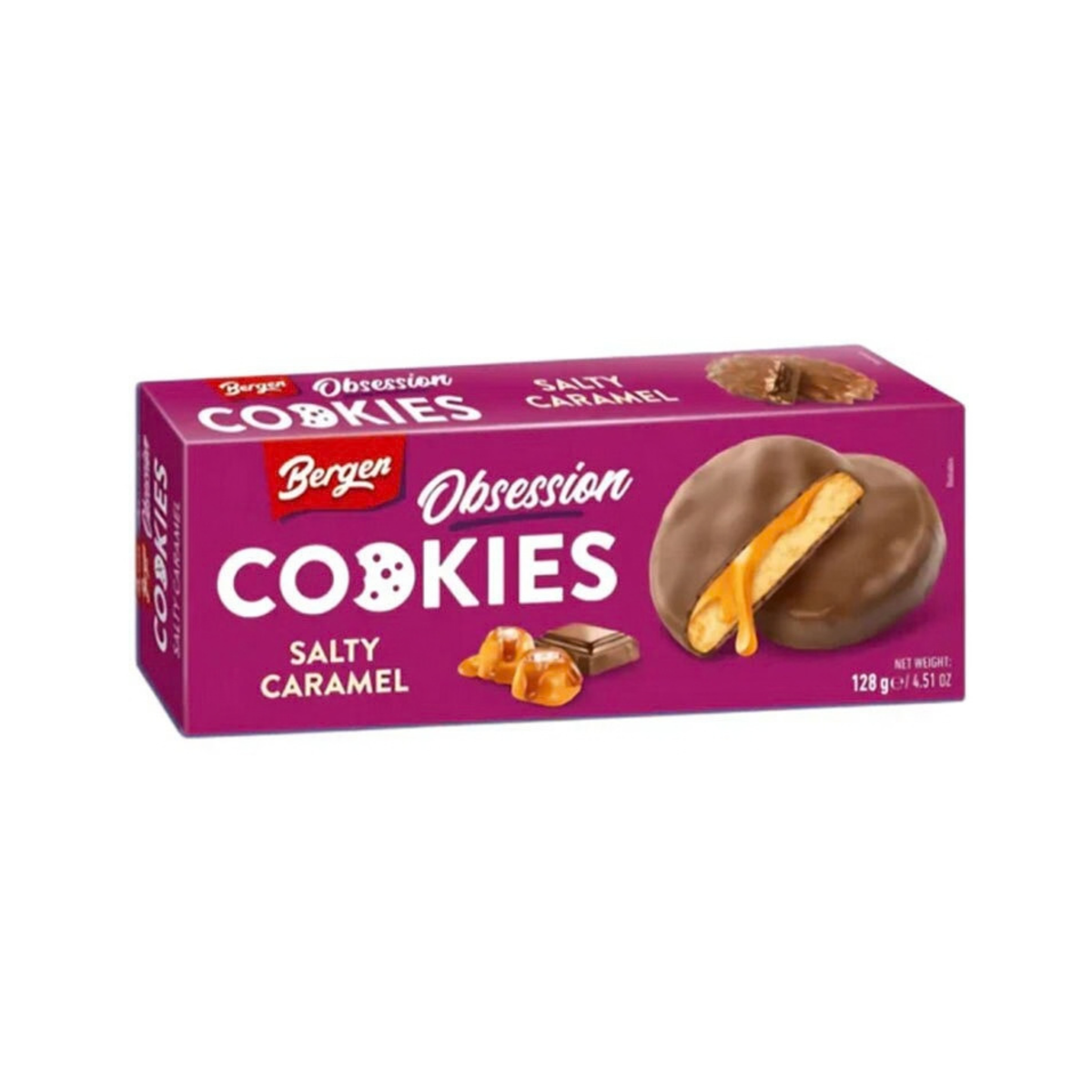 Bergen Cookies Salty Caramel 128g