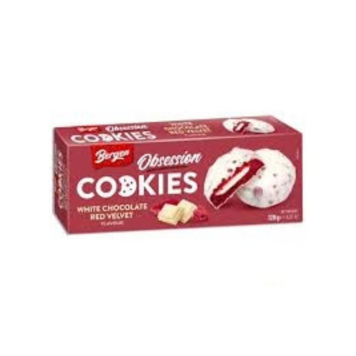 Bergen Cookies Red Velvet 128g