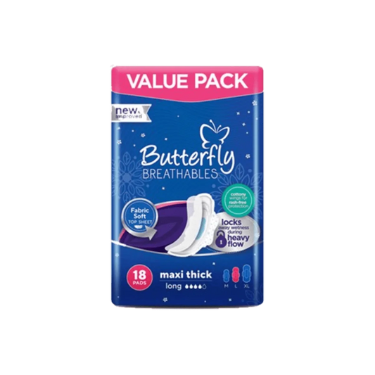 Butterfly Breathables 18s Maxi Thick Large Value Pack