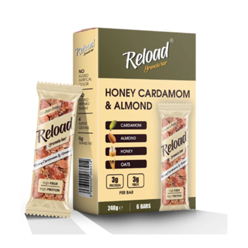 Reload Cardamom & Almond 40gm