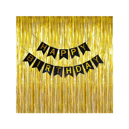 Birhtday Foil Fringe Curtain